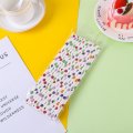 Easter Spring Colored Egg Print Paper Straws 500 pcs