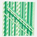 125 Pcs Mixed 5 Styles Kelly Deep Green Paper Straws