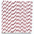 Metallic Foil Red Polka Dot Paper Straws 500 Pcs