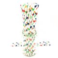 Colorful Colored Valentine Sweet Heart Paper Straws 500 Pcs