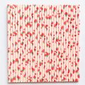 100 Pcs/Box Fruit Red Strawberry Pink Paper Straws