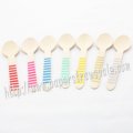 Bulk Striped Wooden Spoons 350pcs Mixed 7 Colors