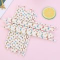 Colored Kids Cartoon Toy Car Paper Straws 500 pcs