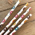 Colored Doughnut Donut Paper Straws 500 pcs