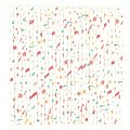 Red Aqua Yellow Star Ribbon Holiday Paper Straws 500 Pcs