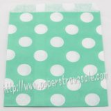 Aqua Polka Dot Paper Favor Bags 400pcs