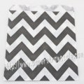 Black Wide Chevron Paper Favor Bags 400pcs