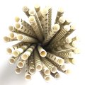 125 Pcs Mixed 5 Styles Gold Drinking Paper Straws