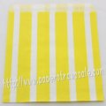 Yellow Vertical Striped Paper Favor Bags 400pcs Yellow Vertical Striped Paper Favor Bags 400pcs