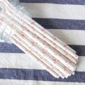 Light Pink Star Paper Drinking Straws 500 pcs