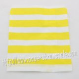 Yellow Sailor Striped Paper Favor Bags 400pcs