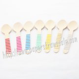 Bulk Striped Wooden Spoons 350pcs Mixed 7 Colors