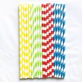 100 Pcs/Box Mixed Colorful Party Building Blocks Paper Straws