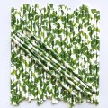Hawaiian Tropical Green Plantain Leaf Paper Straws 500 Pcs