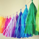 500 pcs 14"(35cm) Tissue Tassel Garlands Wholesale