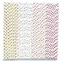 100 Pcs/Box Mixed Metallic Foil Heart Paper Straws
