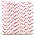 Sweet Dark Red Heart Valentine Paper Straws 500 pcs