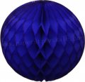 Navy Tissue Paper Honeycomb Balls 20pcs