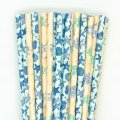 100 Pcs/Box Mixed Coral Starfish Under The Sea Paper Straws
