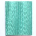 Mermaid Aqua Silver Foil Scale Paper Straws 500 pcs