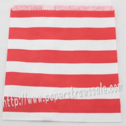Red Sailor Striped Paper Favor Bags 400pcs [pfbags029]