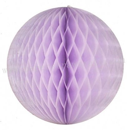 Lilac Tissue Paper Honeycomb Balls 20pcs [honeycombball006]