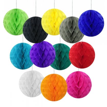 50pcs 8"(20cm) Tissue Paper Honeycomb Balls Wholesale [honeycombball8]