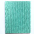 100 Pcs/Box Mermaid Aqua Silver Foil Scale Paper Straws