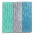 100 Pcs/Box Mermaid Mixed Silver Foil Scale Paper Straws