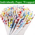 6000 pcs Individually Paper Wrapped Paper Straws