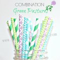 200pcs GREEN PASTURES Paper Straws Mixed 200pcs GREEN PASTURES Paper Straws Mixed