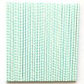 Light Aqua Blue Harlequin Diamond Paper Straws 500 pcs