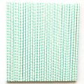 Light Aqua Blue Harlequin Diamond Paper Straws 500 pcs