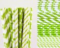 200pcs Lime Green Party Paper Straws Mixed 200pcs Lime Green Party Paper Straws Mixed