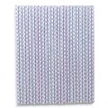 Mermaid Purple Silver Foil Scale Paper Straws 500 pcs