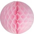 Light Pink Tissue Paper Honeycomb Balls 20pcs