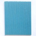 100 Pcs/Box Mermaid Blue Silver Foil Scale Paper Straws