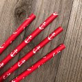 Nautical Red With White Anchor Print Paper Straws 500 pcs