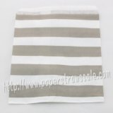 Gray Sailor Striped Paper Favor Bags 400pcs