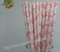 Crown Printed Princess Paper Straws 500pcs