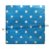 Paper Napkins Blue Polka Dot 300pcs