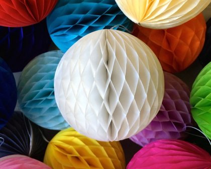 50pcs 14"(35cm) Tissue Paper Honeycomb Balls Wholesale [honeycombball14]
