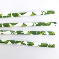 Hawaiian Tropical Green Plantain Leaf Paper Straws 500 Pcs