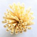 100 Pcs/Box Fruit Yellow Lemon Paper Straws