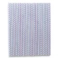 100 Pcs/Box Mermaid Purple Silver Foil Scale Paper Straws