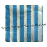 Paper Napkins Print Blue Stripe 300pcs