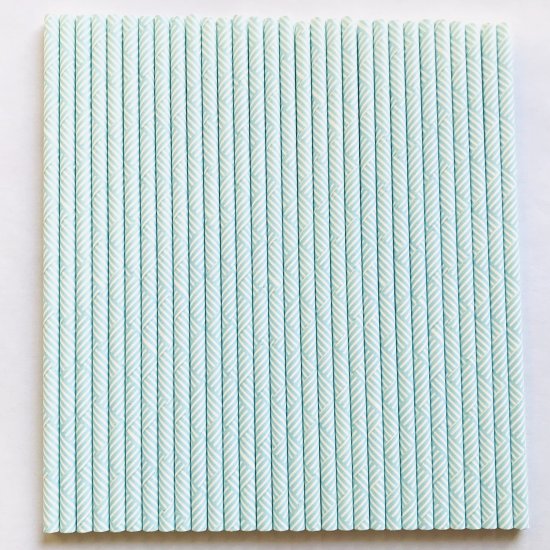 Light Blue Weave Paper Drinking Straws 500pcs - Click Image to Close