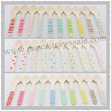 1500pcs Mixed 30 Colors Striped Dot Chevron Wooden Spoons