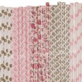 250pcs Light Pink Gold Party Paper Straws Mixed 250pcs Light Pink Gold Party Paper Straws Mixed