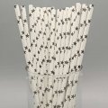 Black Star Paper Drinking Straws 500 pcs Black Star Paper Drinking Straws 500 pcs